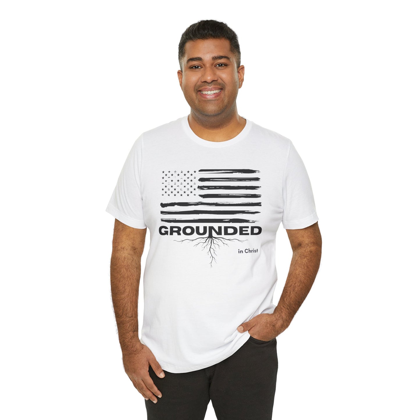 Christian Unisex Tee - Grounded in Christ T-Shirt