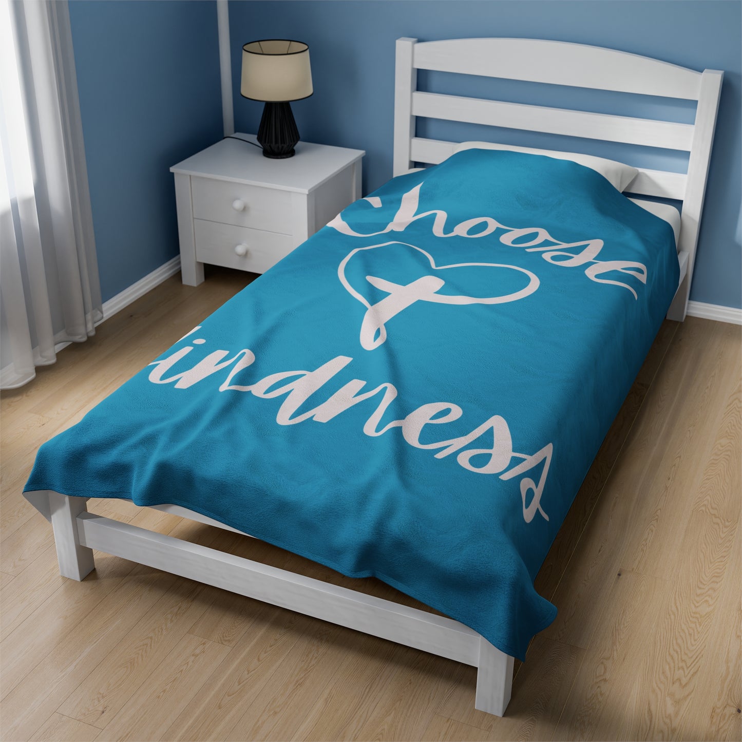 Velveteen Plush Blanket - Choose Kindness Snuggle Blanket